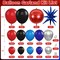 Navy Blue Red Silver Balloon Arch Garland Kit with Star & 4D Foil Balloons – Birthday, Graduation, Men’s Party & Science Theme Party Decorations